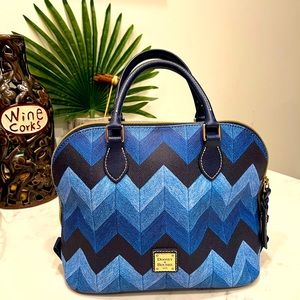 Dooney & Bourke Denim Zip Zip Satchel